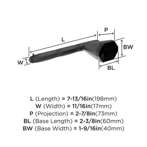 St. Vincent Zinc Matte Black Toilet Paper Holder 2