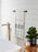 Arrondi Stainless Steel Matte Black Towel Bar 21