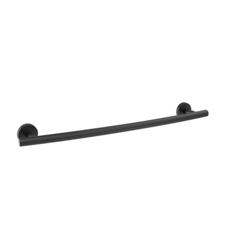 Arrondi Stainless Steel Matte Black Towel Bar 2