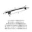Arrondi Stainless Steel Matte Black Towel Bar 11