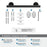 Arrondi Stainless Steel Matte Black Towel Bar 13