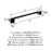 Blackrock Zinc & Stainless Steel Matte Black Towel Bar 5