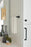 Blackrock Zinc & Stainless Steel Matte Black Towel Bar 8