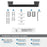 Blackrock Zinc & Stainless Steel Matte Black Towel Bar 7