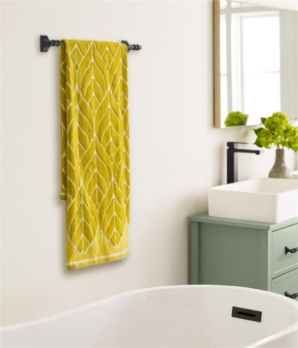Davenport Zinc & Stainless Steel Matte Black Towel Bar 6