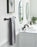 Highland Ridge Zinc & Stainless Steel Matte Black Towel Bar 12
