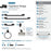 Highland Ridge Zinc & Stainless Steel Matte Black Towel Bar 14