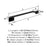 Highland Ridge Zinc & Stainless Steel Matte Black Towel Bar 5