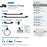 Highland Ridge Zinc & Stainless Steel Matte Black Towel Bar 15