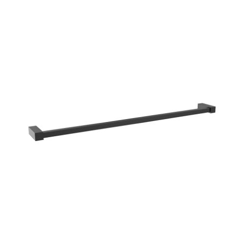 Monument Zinc & Stainless Steel Matte Black Towel Bar 3
