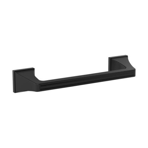 Mulholland Zinc & Stainless Steel Matte Black Towel Bar 1