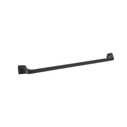 Revitalize Zinc & Stainless Steel Matte Black Towel Bar 2