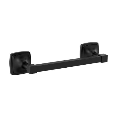 Stature Zinc & Stainless Steel Matte Black Towel Bar 1