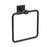Appoint Zinc & Aluminum Matte Black Towel Ring 1