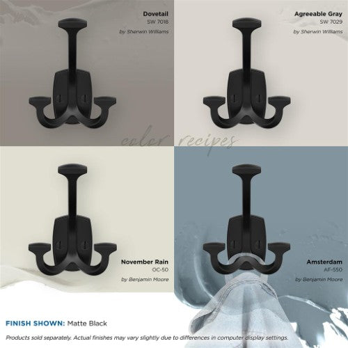 Vicinity Zinc Matte Black Hook 7