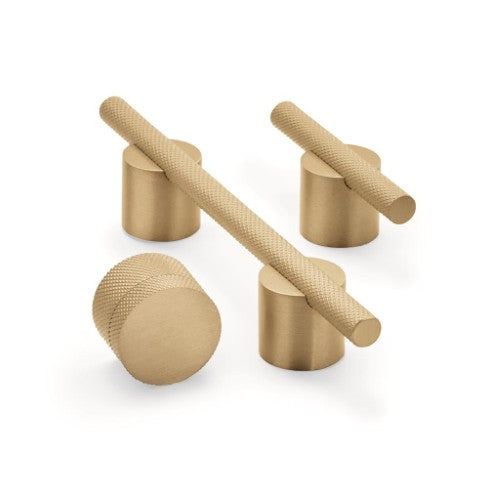 Transcendent Aluminum Matte Gold Cabinet Knob 4