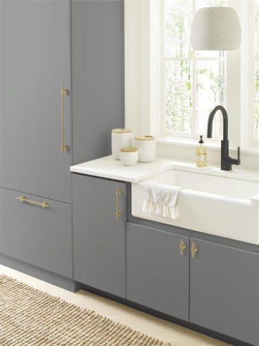 Transcendent Aluminum Matte Gold Cabinet Pull 11