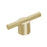 Transcendent Aluminum Matte Gold Cabinet Pull 1