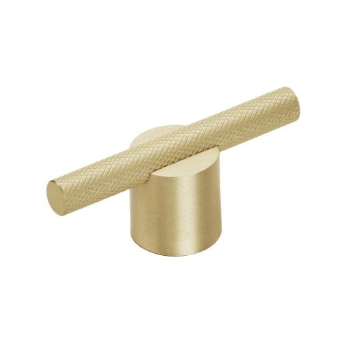 Transcendent Aluminum Matte Gold Cabinet Pull 1