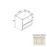 Classic Style Wood Charleston White Microwave Base Cabinet Charleston White 1