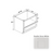 Double Shaker Style Wood Dove White Microwave Base Cabinet Dove White 1