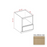 Slim Shaker Style Wood White Oak Microwave Base Cabinet White Oak 1