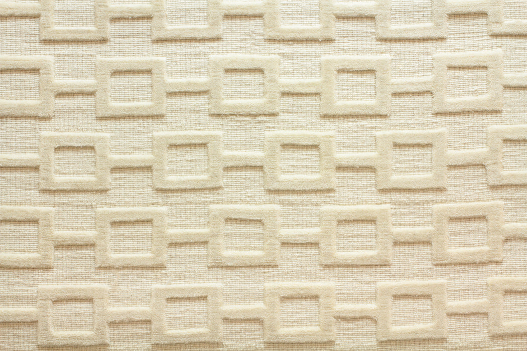 Metropolis Geo Wool Blend Pearl 615 Carpet Pattern 1