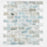 Maris Salt Mist Glass Mosaic - 1" x 2" Offset