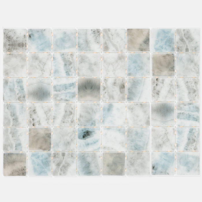 Maris Glass Salt Mist Mosaic Glossy 1