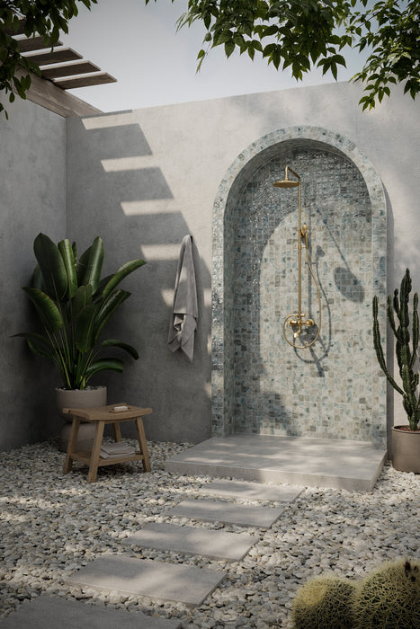 Maris Glass Salt Mist Mosaic Glossy 2