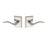 Zinc & Steel Satin Stainless SS Door Handle Satin Stainless 1