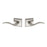 Zinc & Steel Satin Stainless SS Door Handle Satin Stainless 1