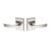 Zinc & Steel Satin Stainless SS Door Handle Satin Stainless 1