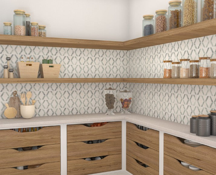 Clearance Sale! Xpress Mosaix Moonstone Porcelain Peel and Stick Mosaic - Diamond