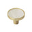 Accents Zinc & Acrylic Gold / Mother of Pearl Cabinet Knob 2