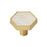 Accents Zinc & Acrylic Gold / Mother of Pearl Cabinet Knob 3