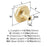 Accents Zinc & Acrylic Gold / Mother of Pearl Cabinet Knob 7