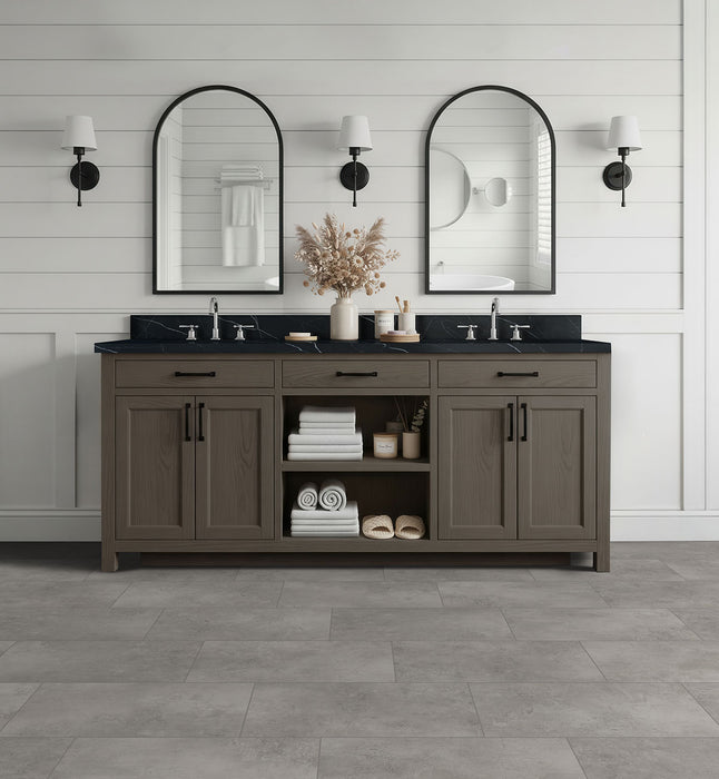 Everlife LVT Glenridge Mountains Gray Dryback Luxury Vinyl Plank Flooring - Low Gloss