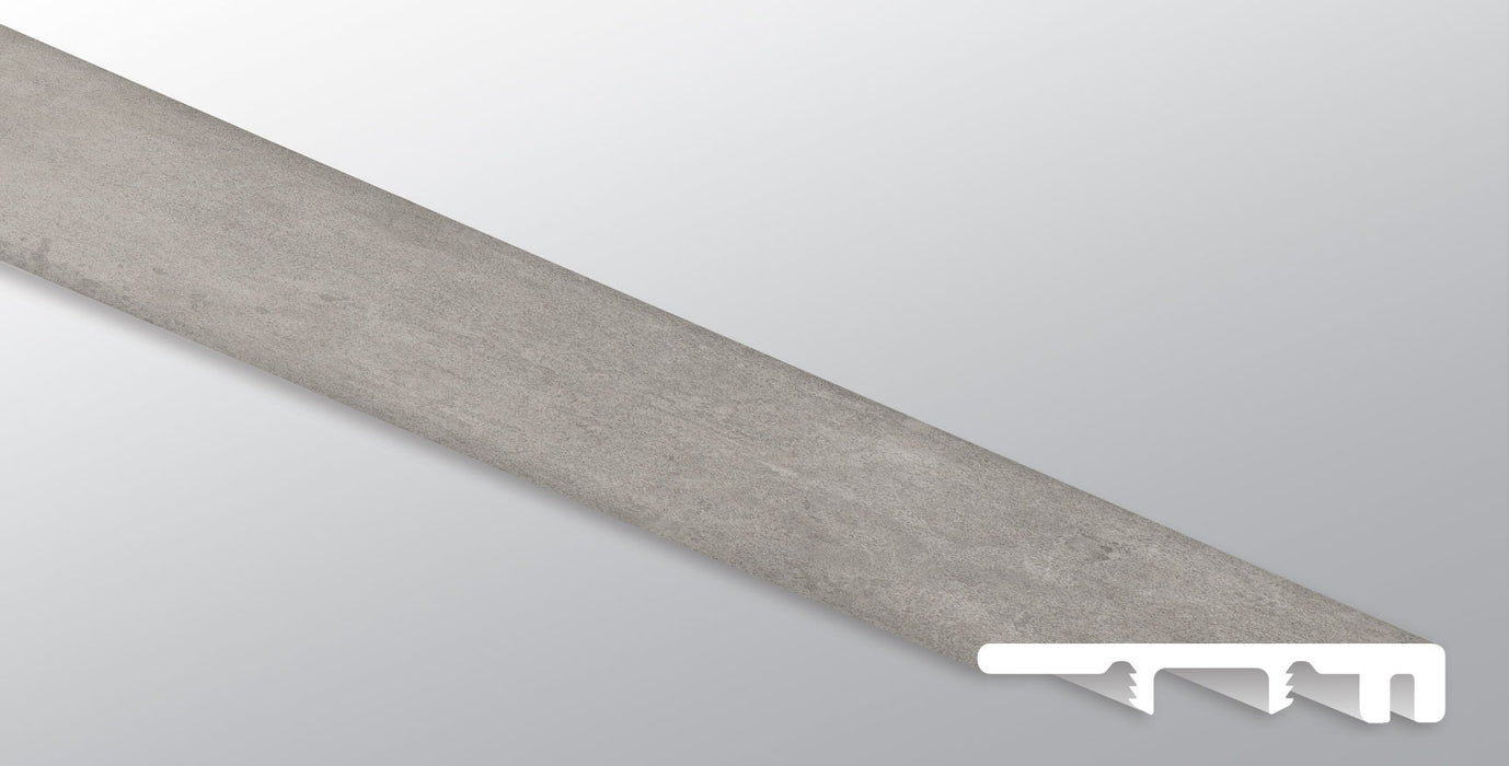 Everlife LVT Glenridge Mountains Gray Luxury Vinyl Moulding / Trim - 1.5" x 94" End Cap