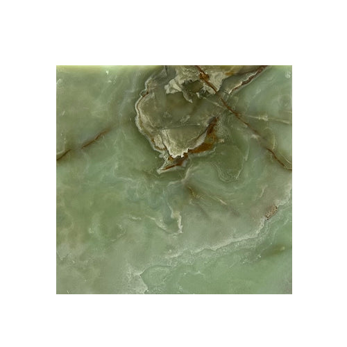 Green Multi Color Onyx Tile - Honed