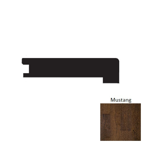 Taverne Wood Mustang Flush Square Stair Nose Wire Brushed 1
