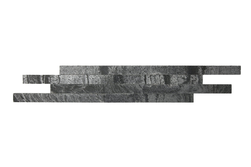 Rhythm Quartzite Silver Quartzite Mosaic Honed 1