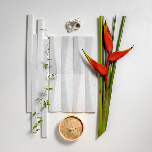 Profile Mosaic Honed Marble