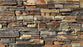 Full Ledger Sample - Natural Gold Slate Ledgestone - 8" x 22" x 3/4" - 1" Natural Cleft