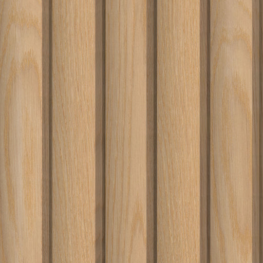 Acoustic Wood Slat Panel Wood Natural Reeded Tile Low Gloss 1