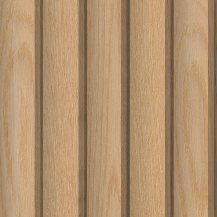 Acoustic Wood Slat Panel Wood Natural Reeded Tile Low Gloss 1