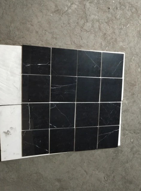 Nero Marquina Marble Tile Honed 2