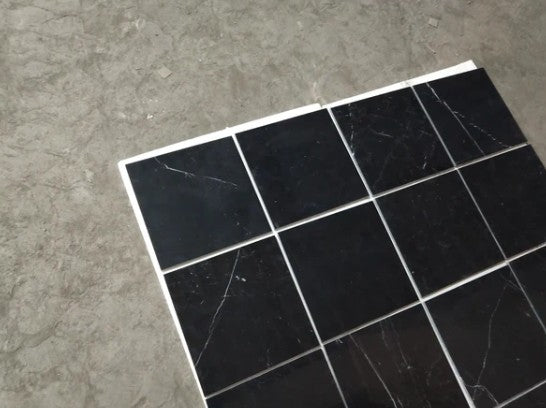 Nero Marquina Marble Tile Honed 3
