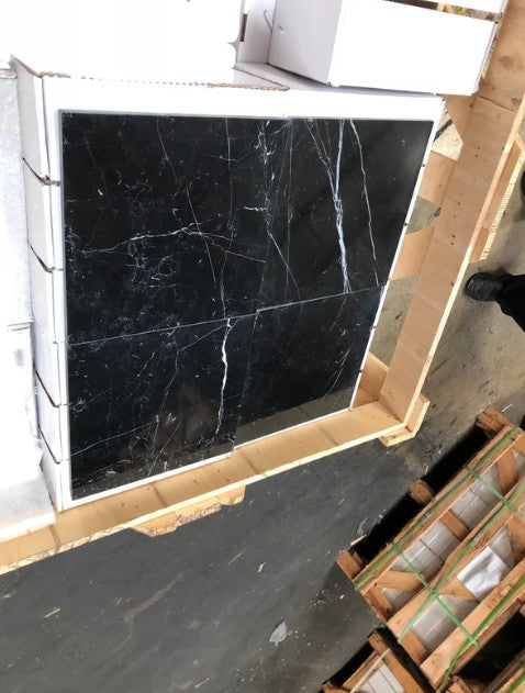 Nero Marquina Marble Tile Honed 5