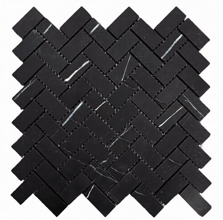 Nero Marquina Marble Mosaic - Polished